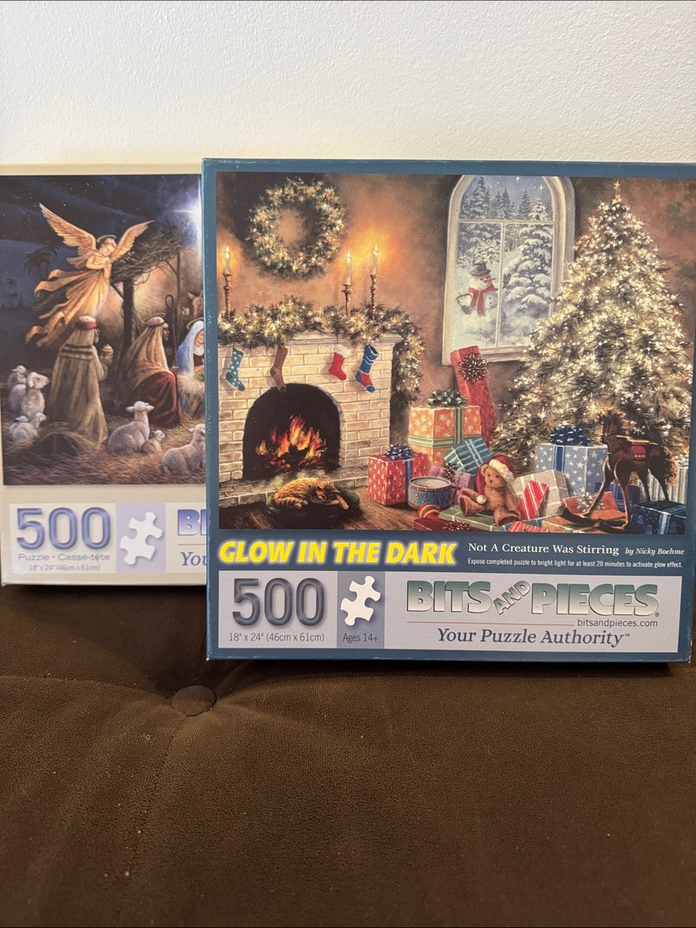 Bits & Pieces Brown Holiday Puzzle Duo - 500-Piece Sets